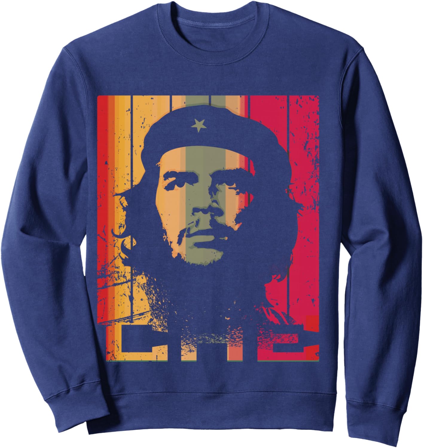 Che Guevara Shirt Pop Art Rebel Cuba Sweatshirt - Sweatshirt | Navy