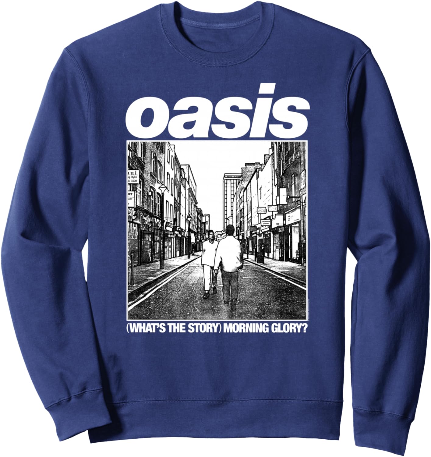Oasis – Amazon Exclusive WTSMG In Navy Sweatshirt - Sweatshirt | Navy