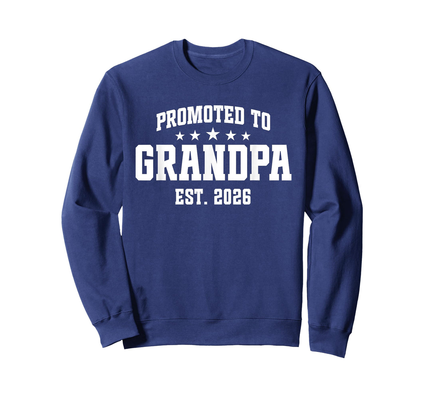 Promoted to Grandpa Est. 2026 Grandparent Baby Announcement T-Shirt