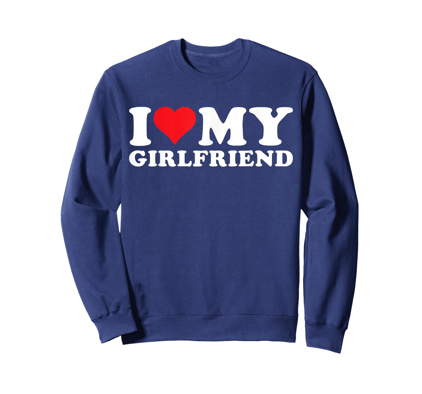 I Love My Beautiful Girlfriend I Heart My Beautiful Gf T-Shirt