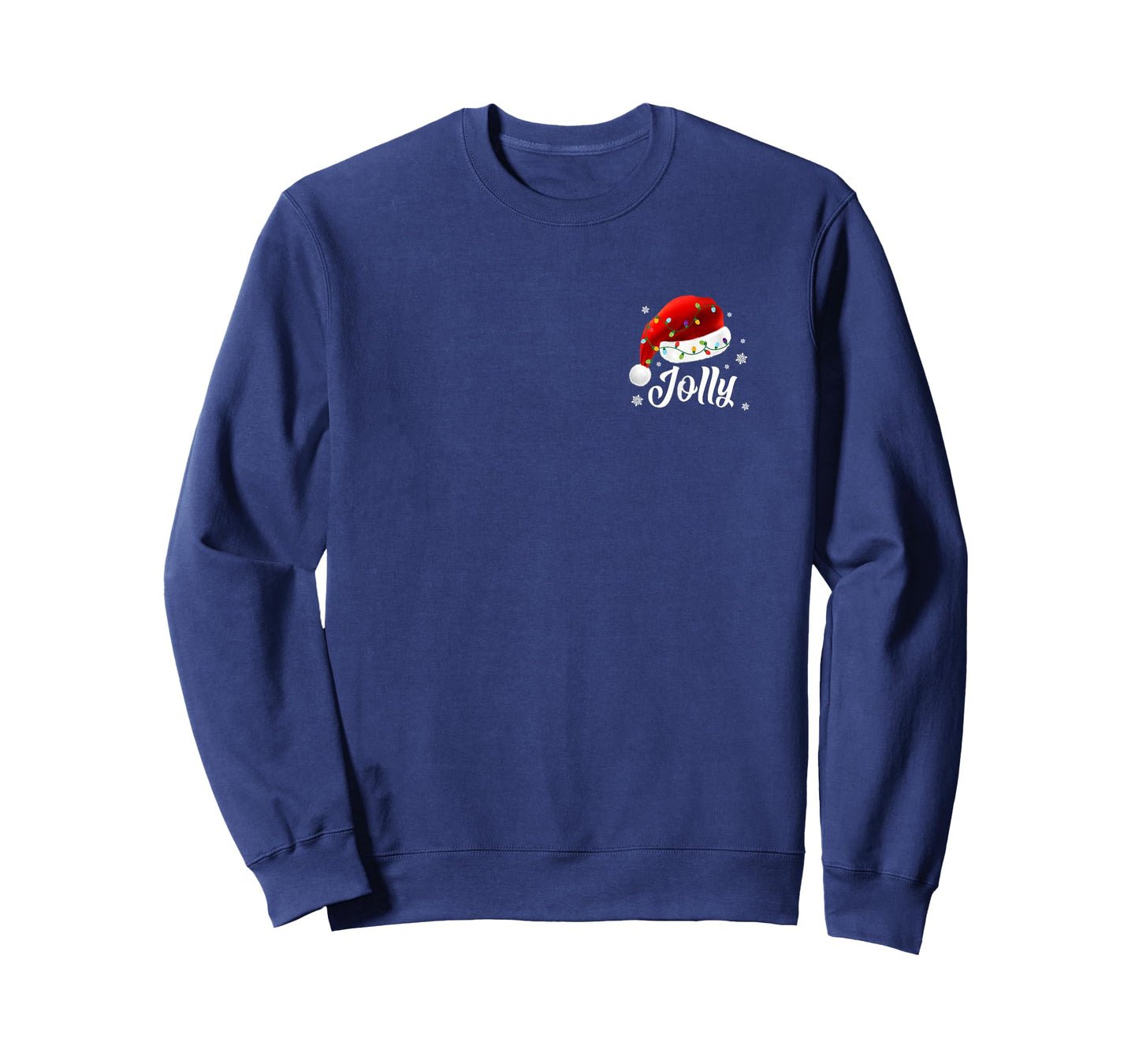 Jolly Subtle Minimal Christmas Funny Holiday Party Simple T-Shirt