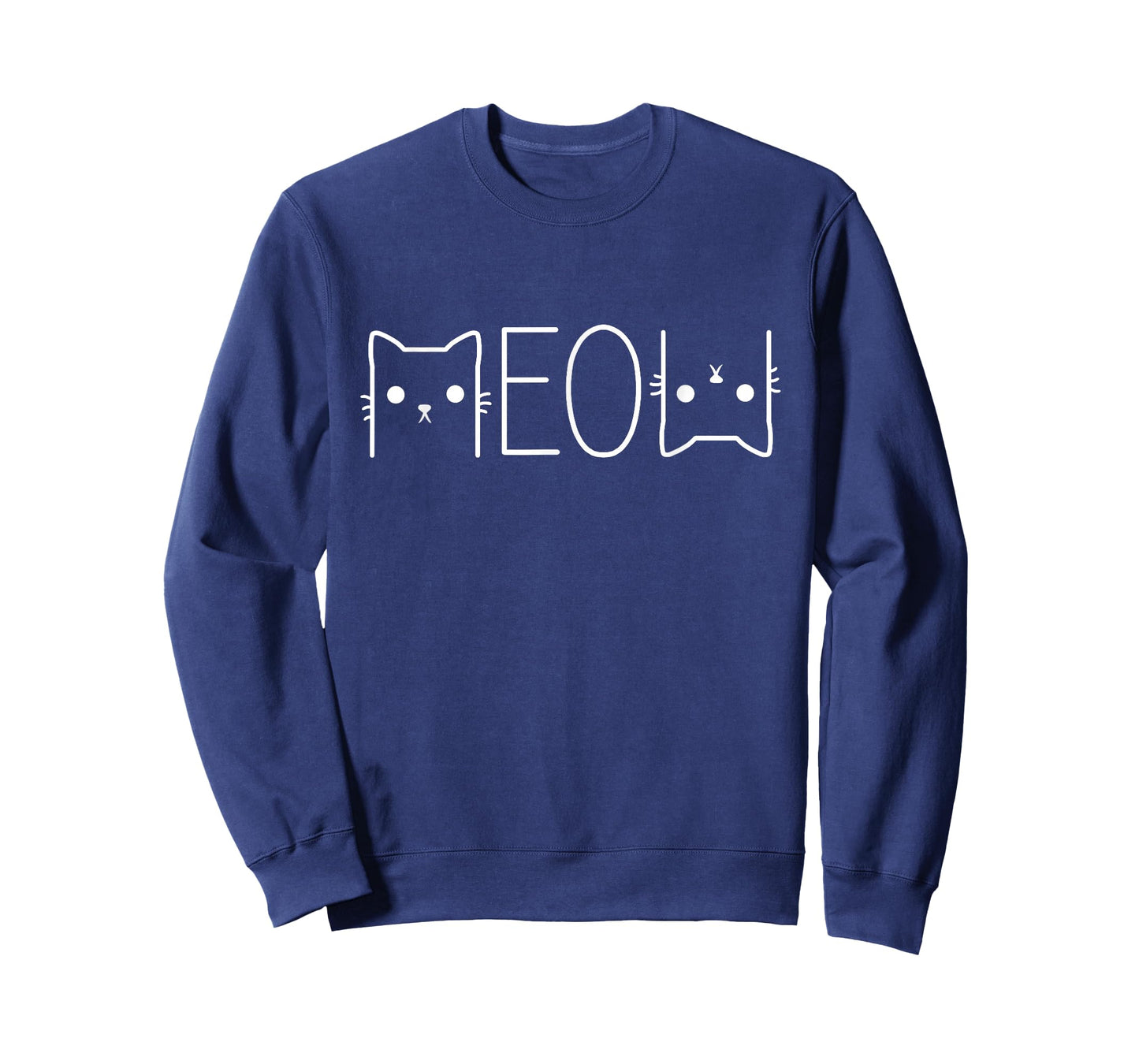 Funny Meow Graphic Merch Casual Cat Lover Cute Cat Meme T-Shirt