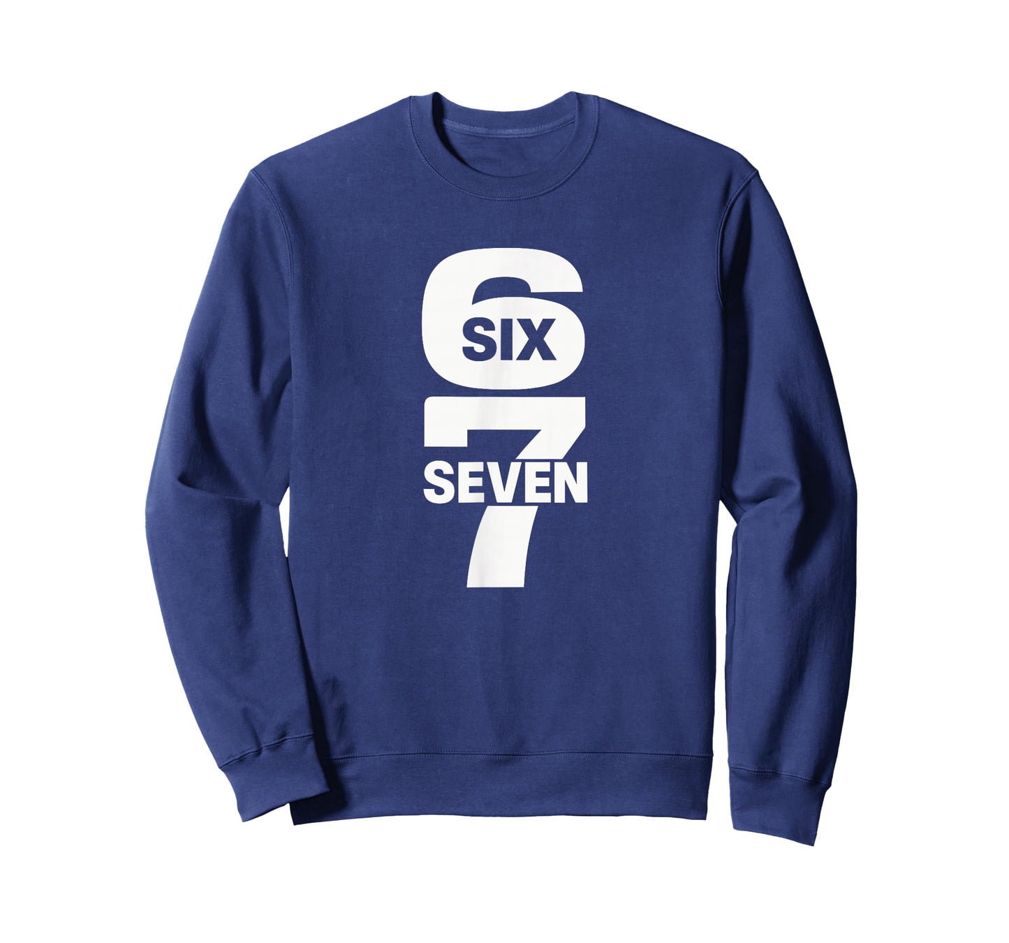 Funny Six Seven 6 7 Meme 67 Numbers T-Shirt