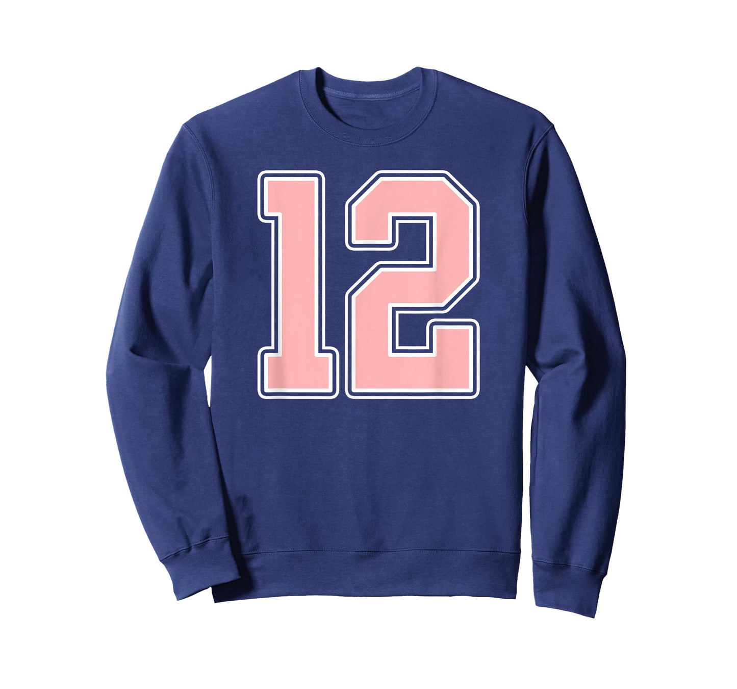 Cute Pink and White Number 12 Jersey Player Uniform #12 Fan T-Shirt