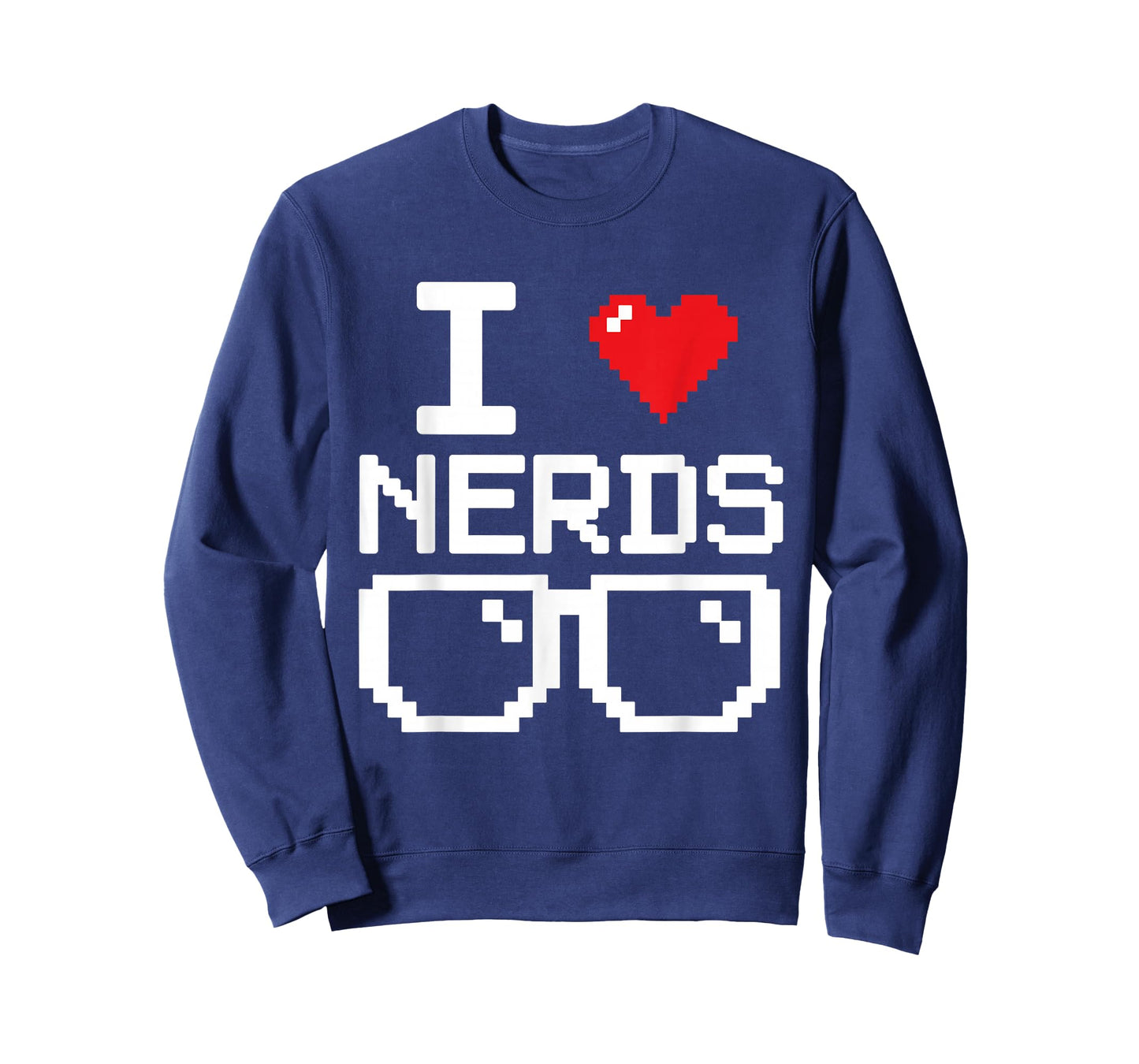 I Love Nerds I Heart Nerds for Science Book Knowledge Geeks T-Shirt