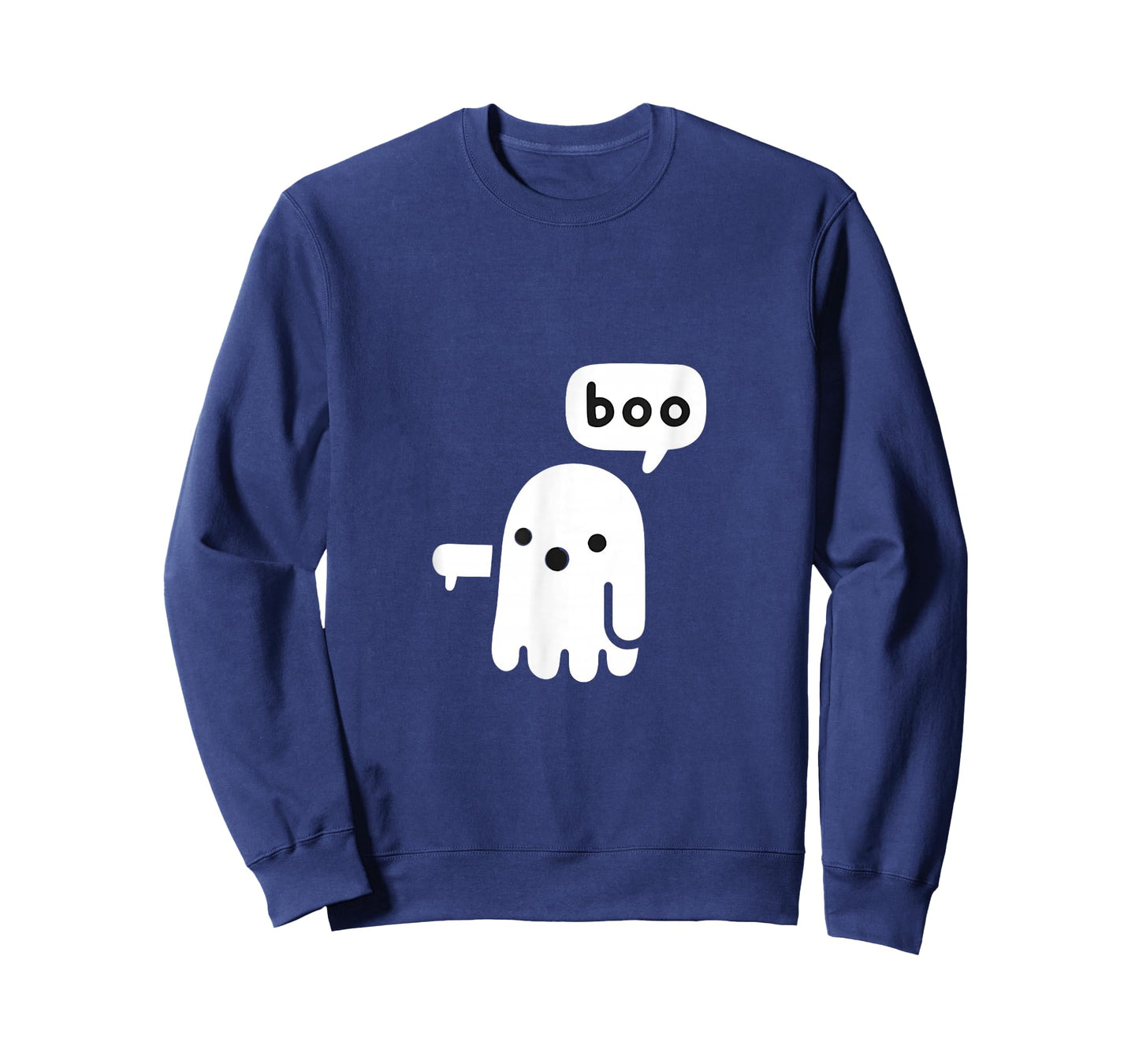 Cute Minimalist Boo Ghost Funny Halloween Ghostcore T-Shirt