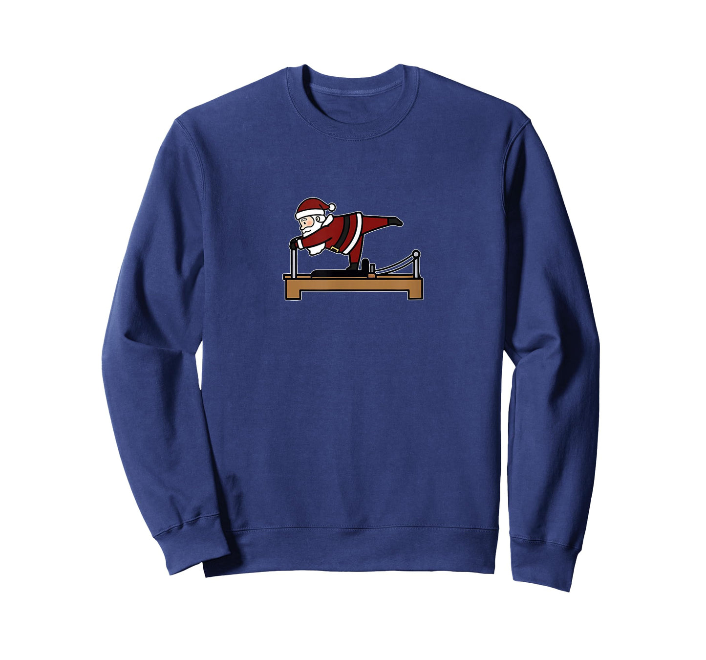 Cute Funny Mery Christmas Pilates Santa Claus Perfomer Yoga T-Shirt