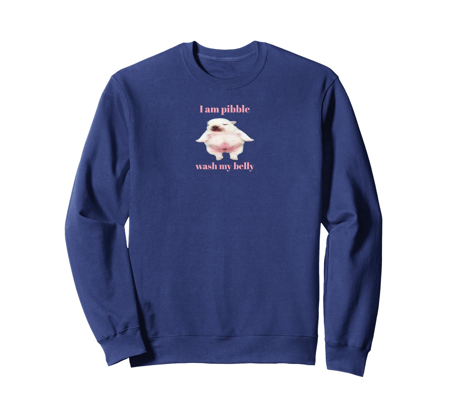 I Am Pibble Wash My Belly Pibble Meme Funny Dog Brainrot T-Shirt