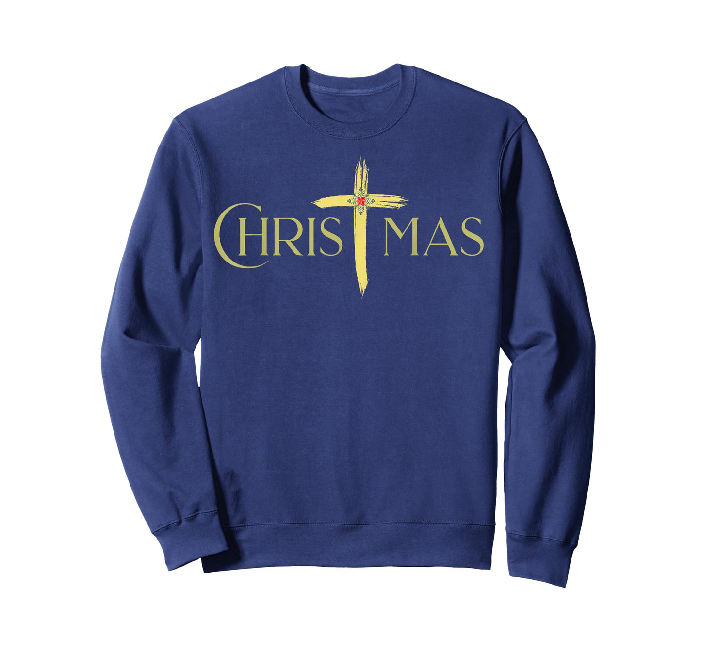 Christian Christmas Cross Christ-Centered Xma T-Shirt