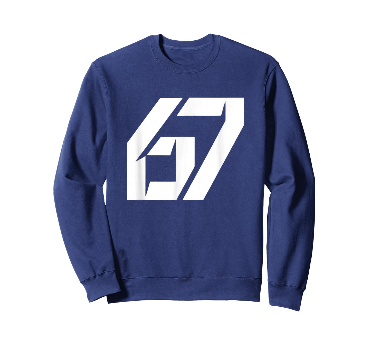 Funny 67 Six Seven Meme 67 Retro Vintage Number T-Shirt