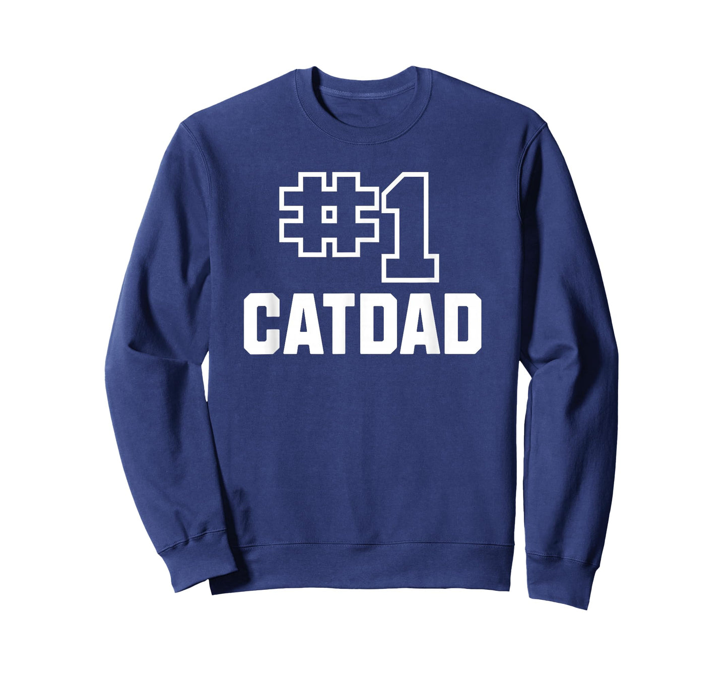 Number One Catdad Funny Cat Lover Pet Owner T-Shirt