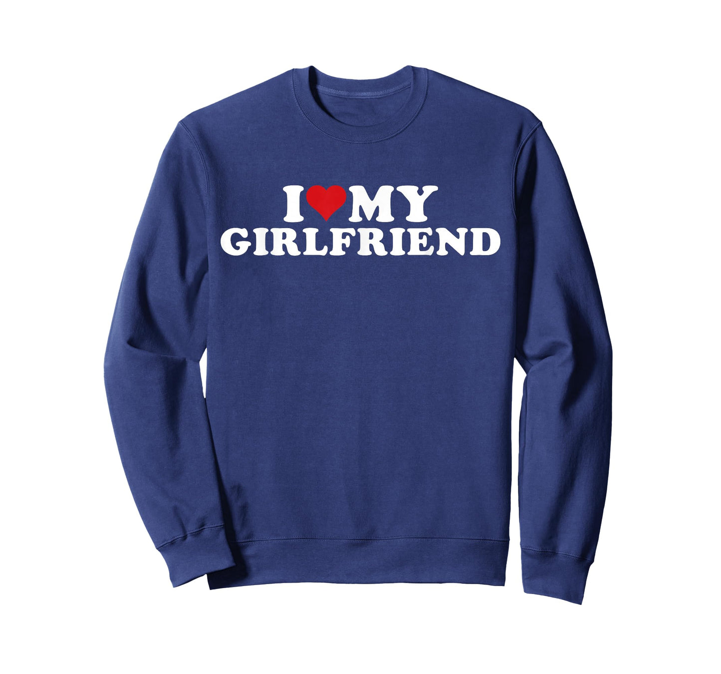 I Love My Beautiful Girlfriend I Heart My Beautiful Gf T-Shirt