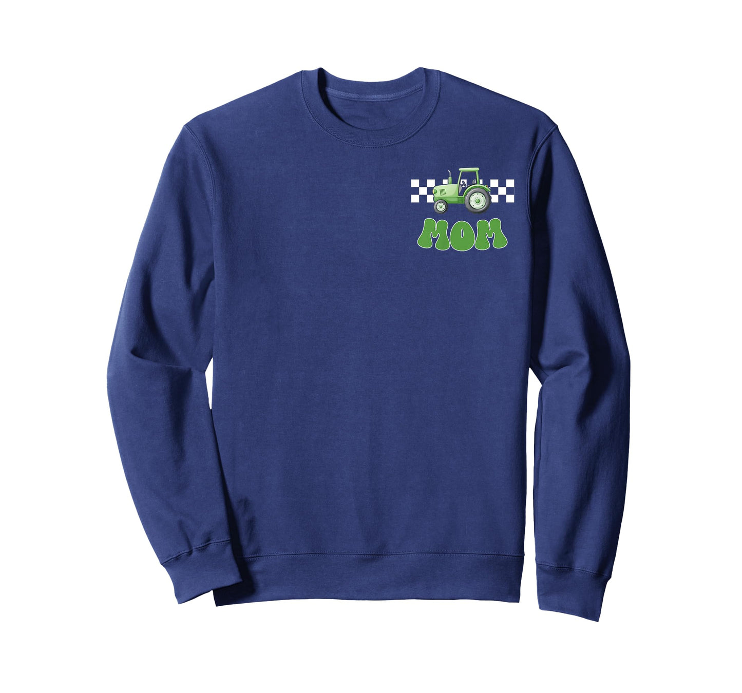 Mom of The Birthday Boy Tractors Farm Trucks Family Matching T-Shirt