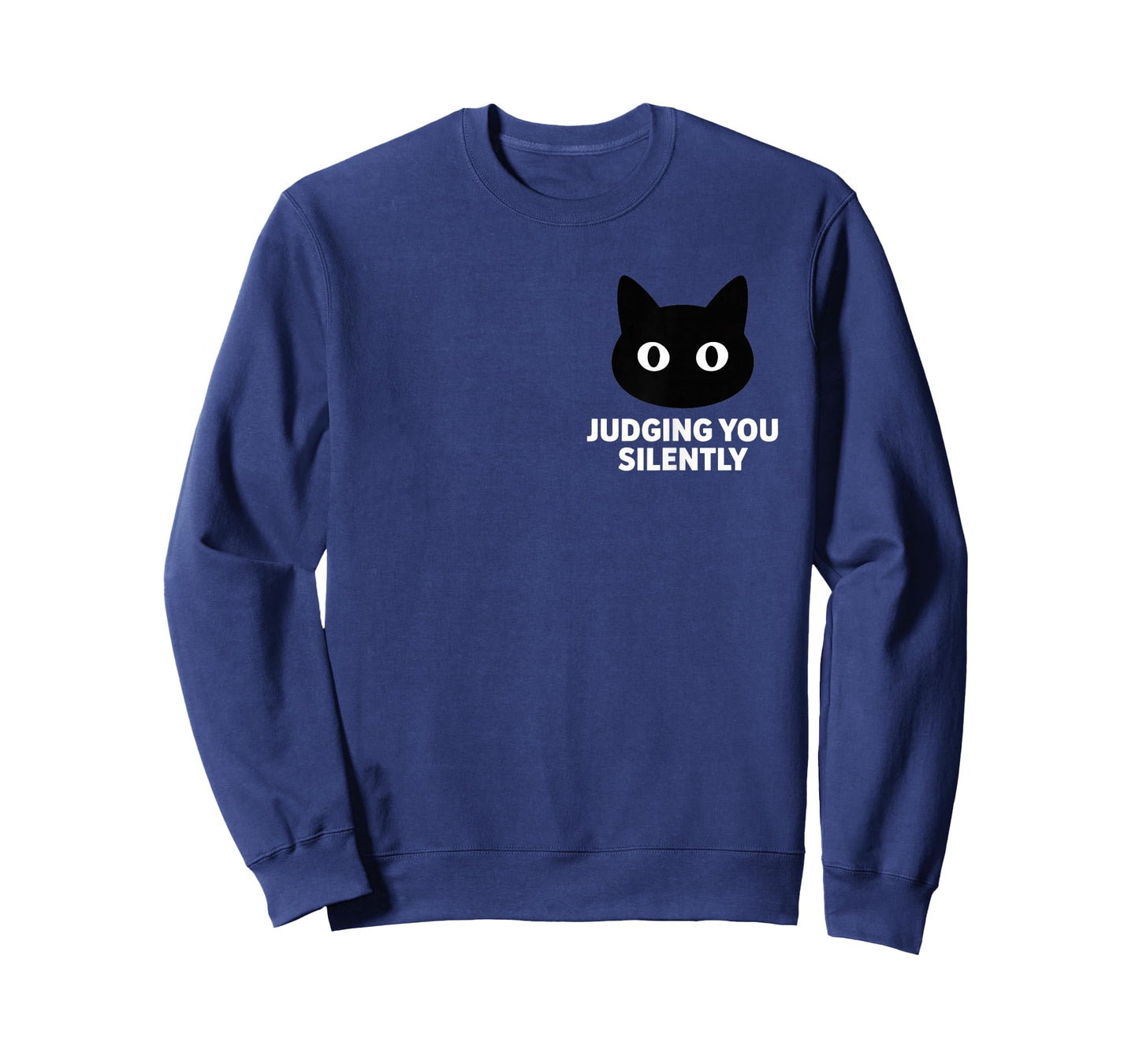 Judging You Silently Funny Sarcastic Humor for Cat Lovers T-Shirt
