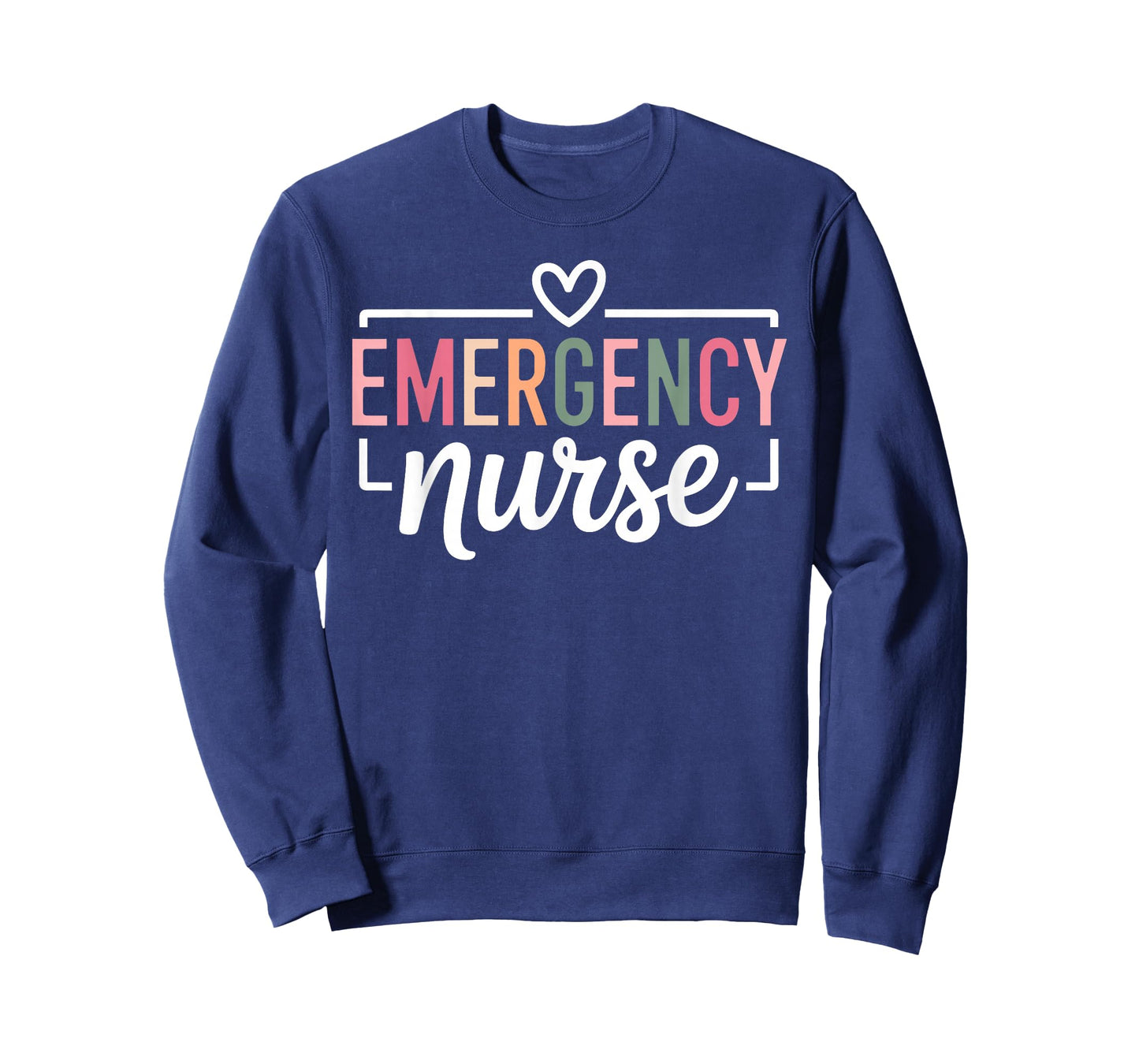 Funny Emergency Nurse Art for Men Women ER Emergency Nurse T-Shirt