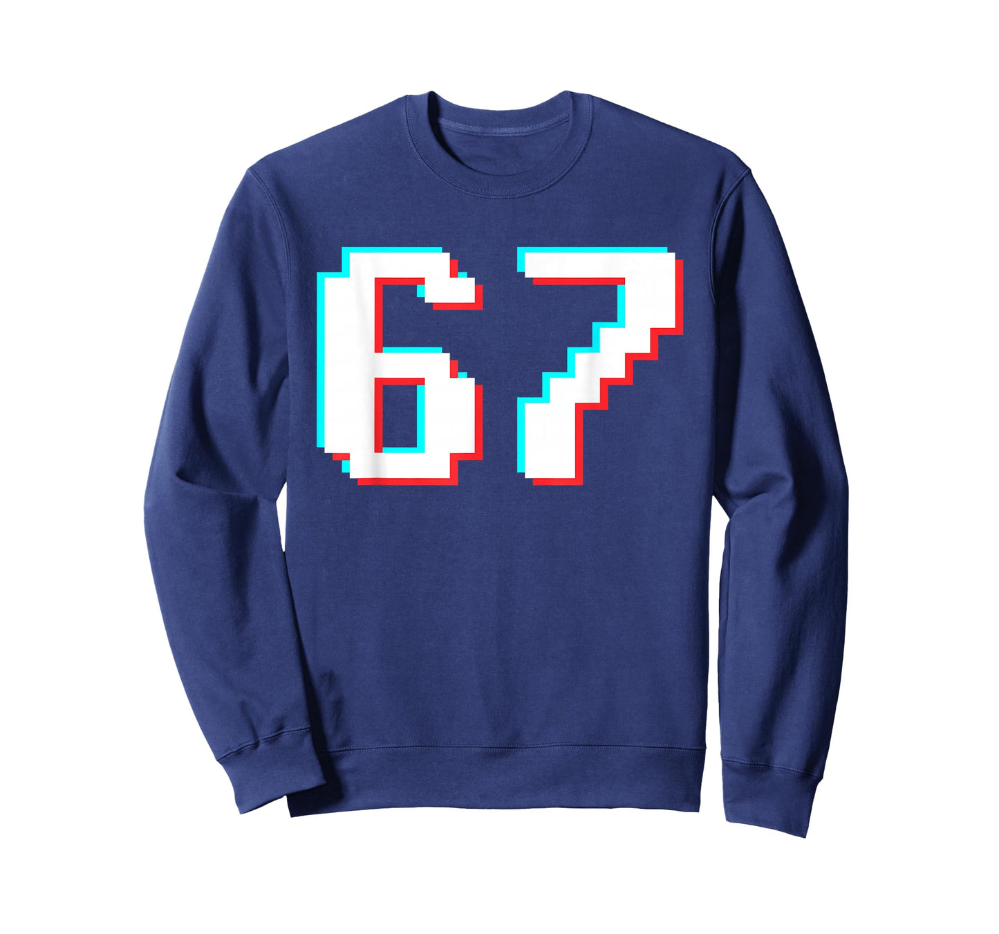 Number 67 Meme Funny Gen Alpha Slang Six Seven Youth Kids T-Shirt