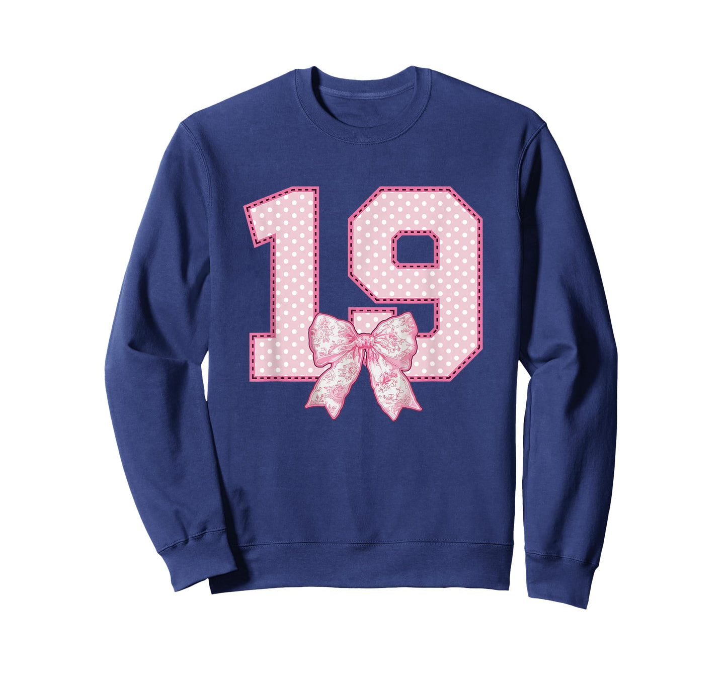 19th Birthday Shirt Women Coquette Bow 19 Year Old Birthday T-Shirt