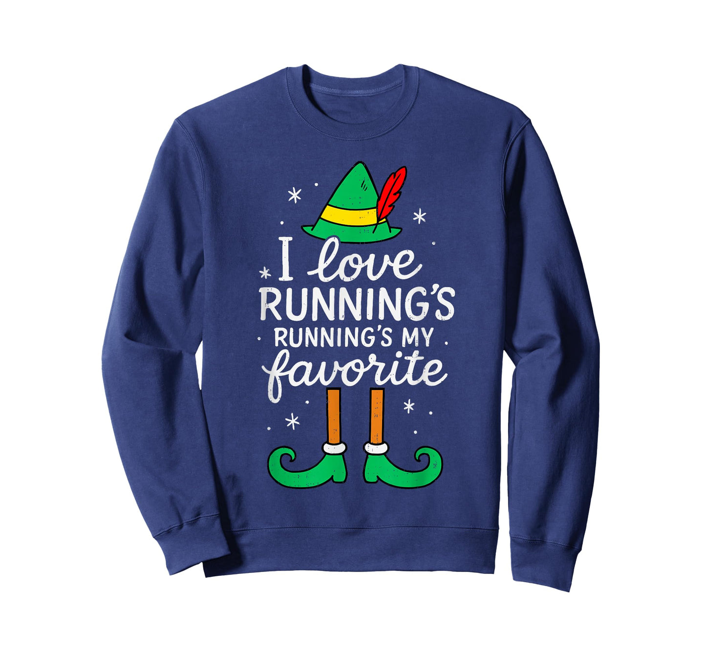Funny Running Christmas Run Runner Xmas Teen Girl Boys Kids T-Shirt