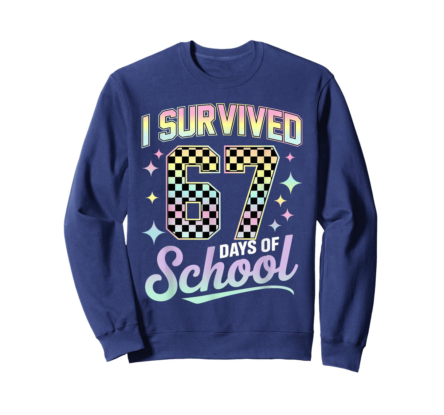 I Survived 67 Days of School Meme Funny Student Teacher T-Shirt