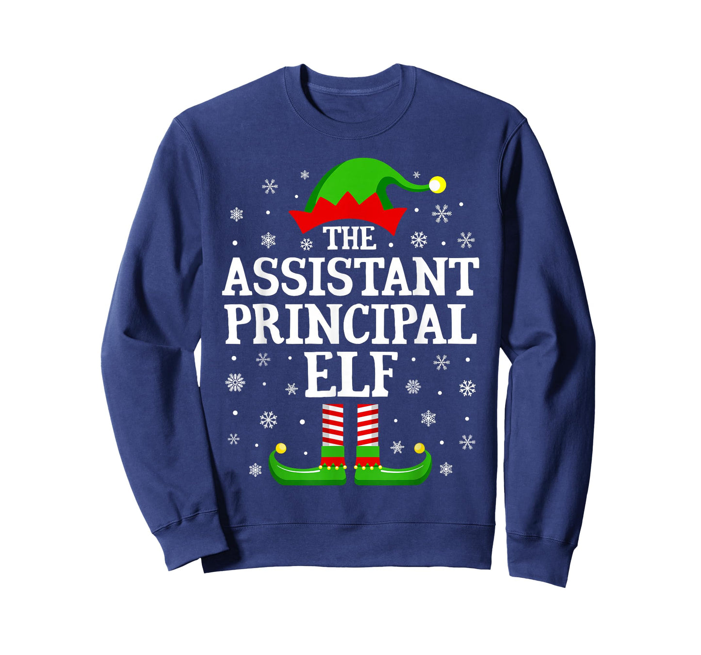 Assistant Principal Elf Funny Christmas Family Matching T-Shirt