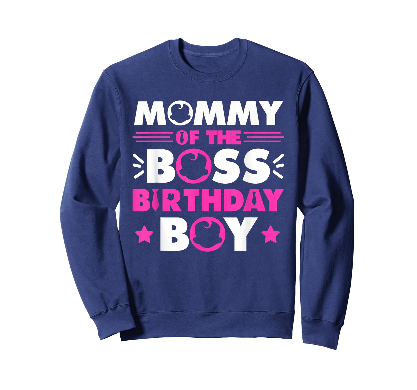Mommy of The Boss Birthday Boy Baby Family Matching T-Shirt