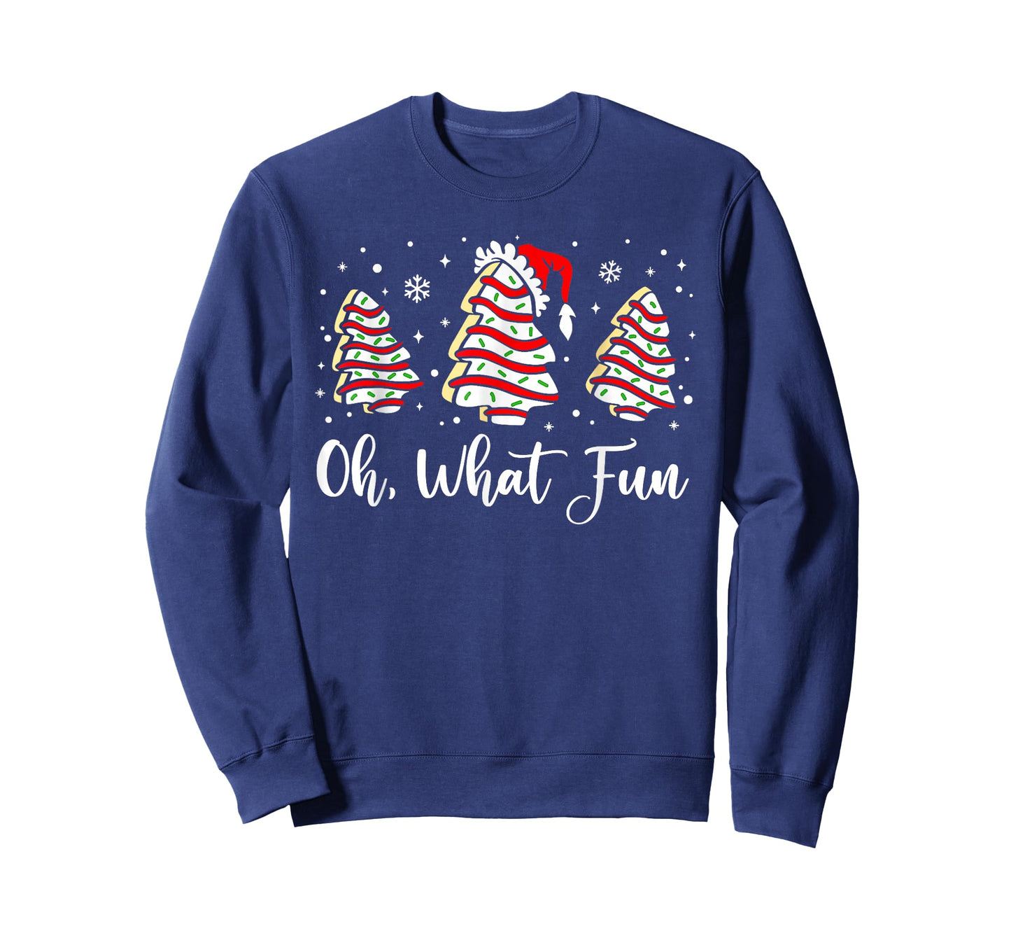 Oh What Fun Christmas Tree Cakes Debbie Becky Jen Cake T-Shirt