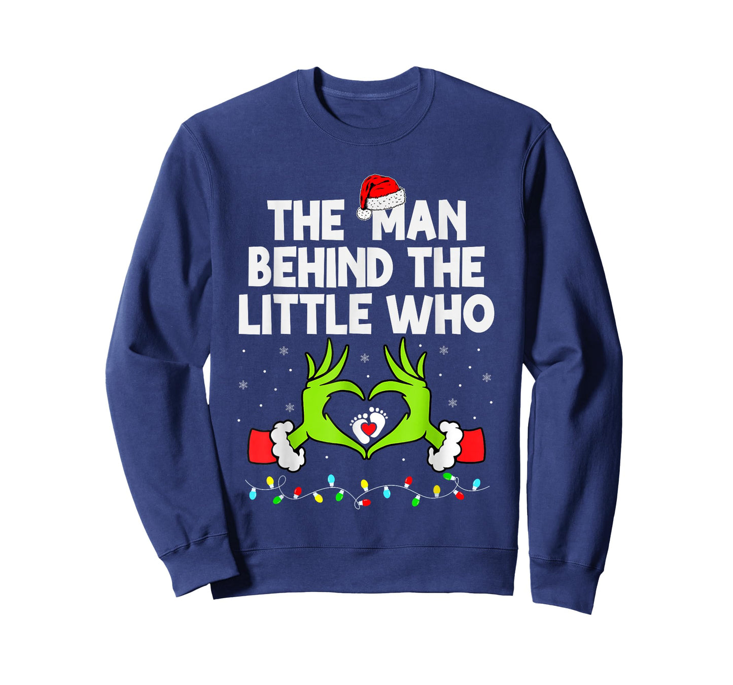 The Man Behind The Little Who Christmas Pregnancy T-Shirt