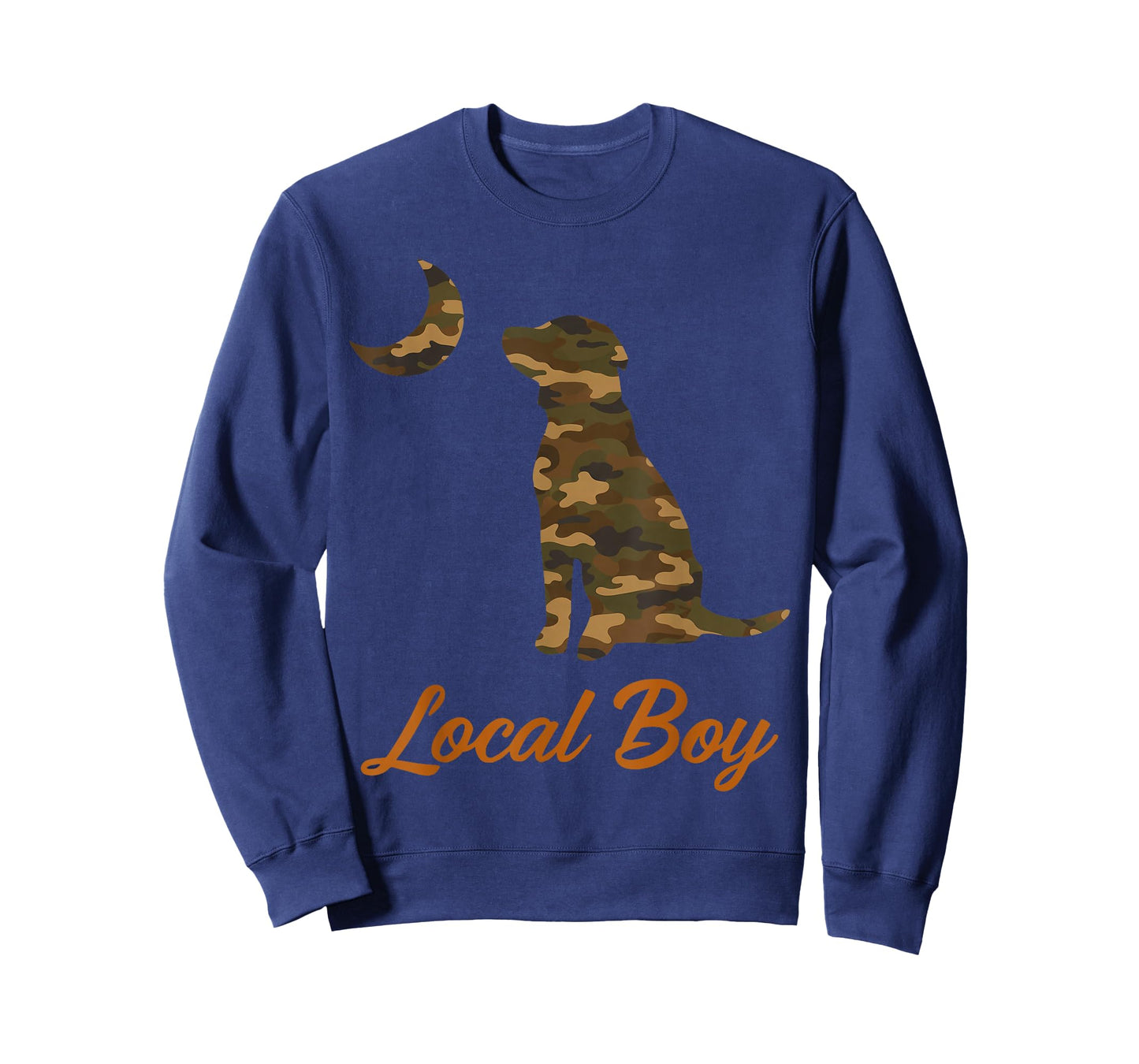 Black Lab Dog Local Southern Boy Camo Duck Hunting Youth Men T-Shirt