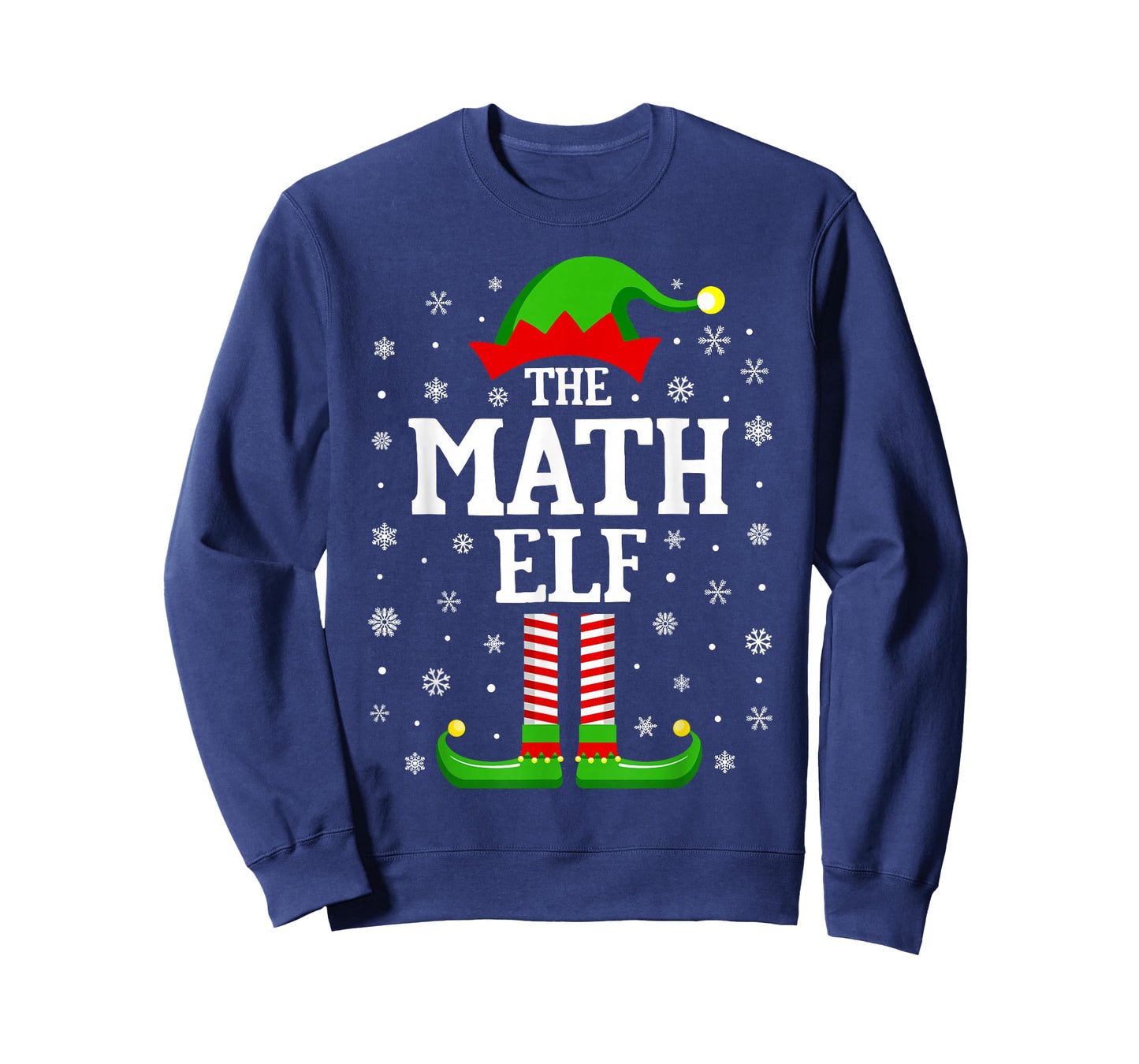 Math Elf Funny Christmas Family Matching T-Shirt