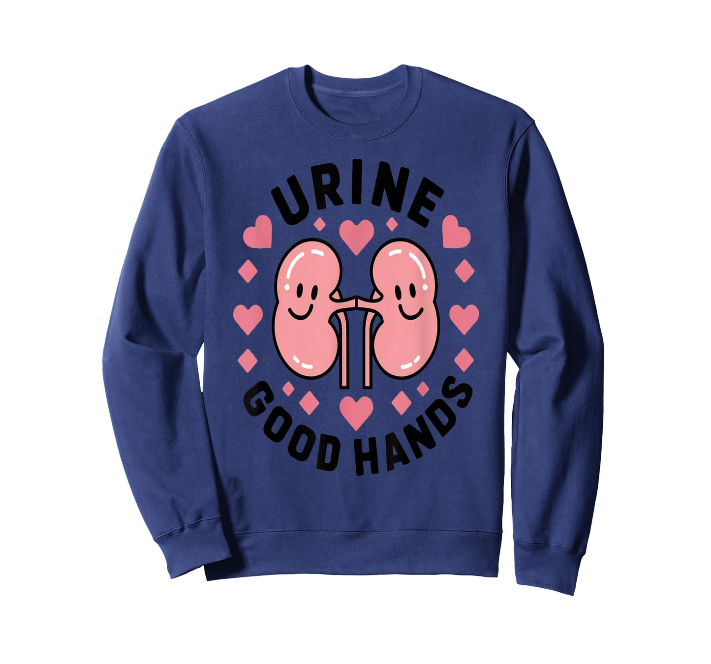 Urine Good Hands Kidney Pun Cute Cartoon Humor T-Shirt