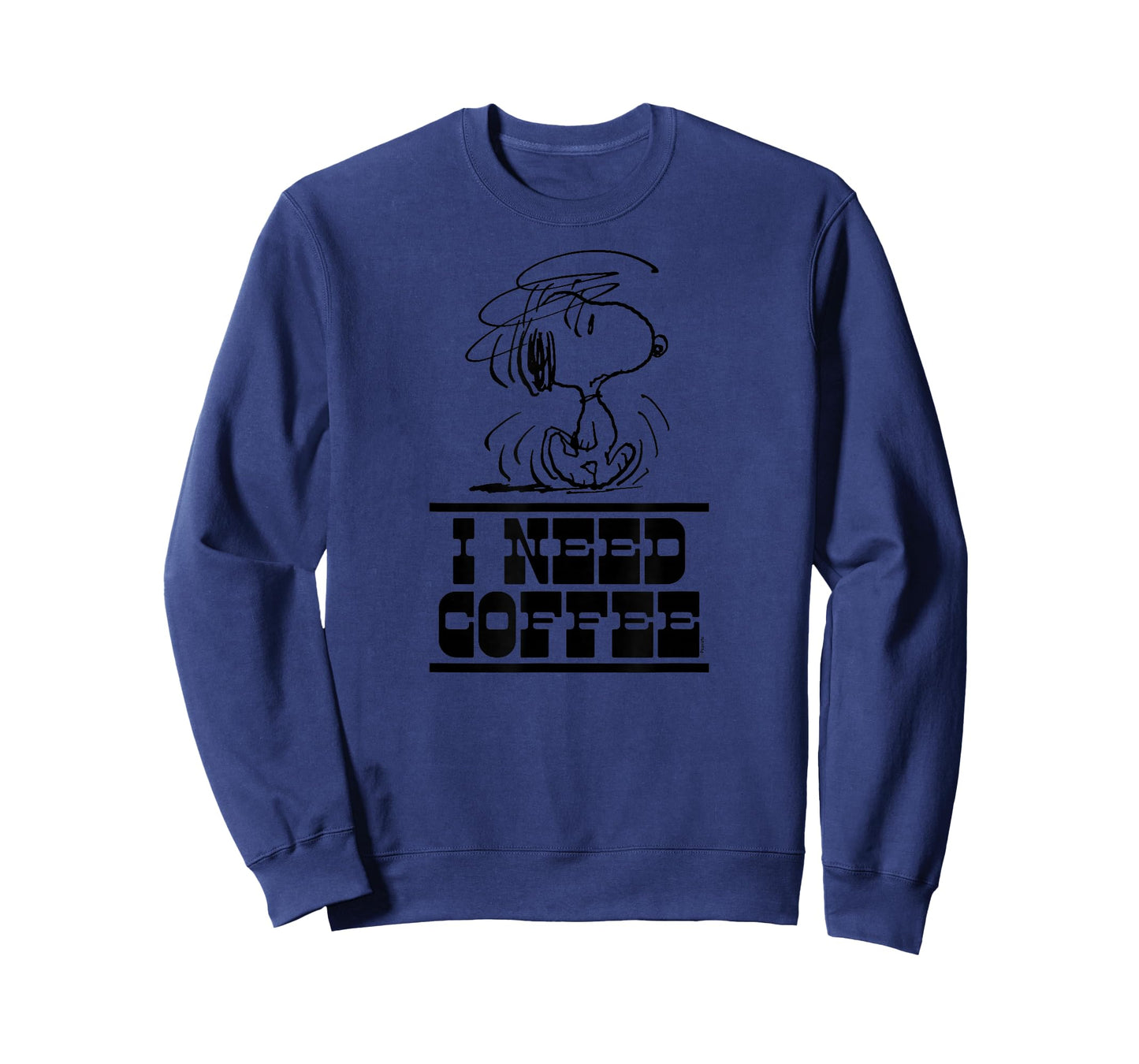 Snoopy I Need Coffee Design T-Shirt