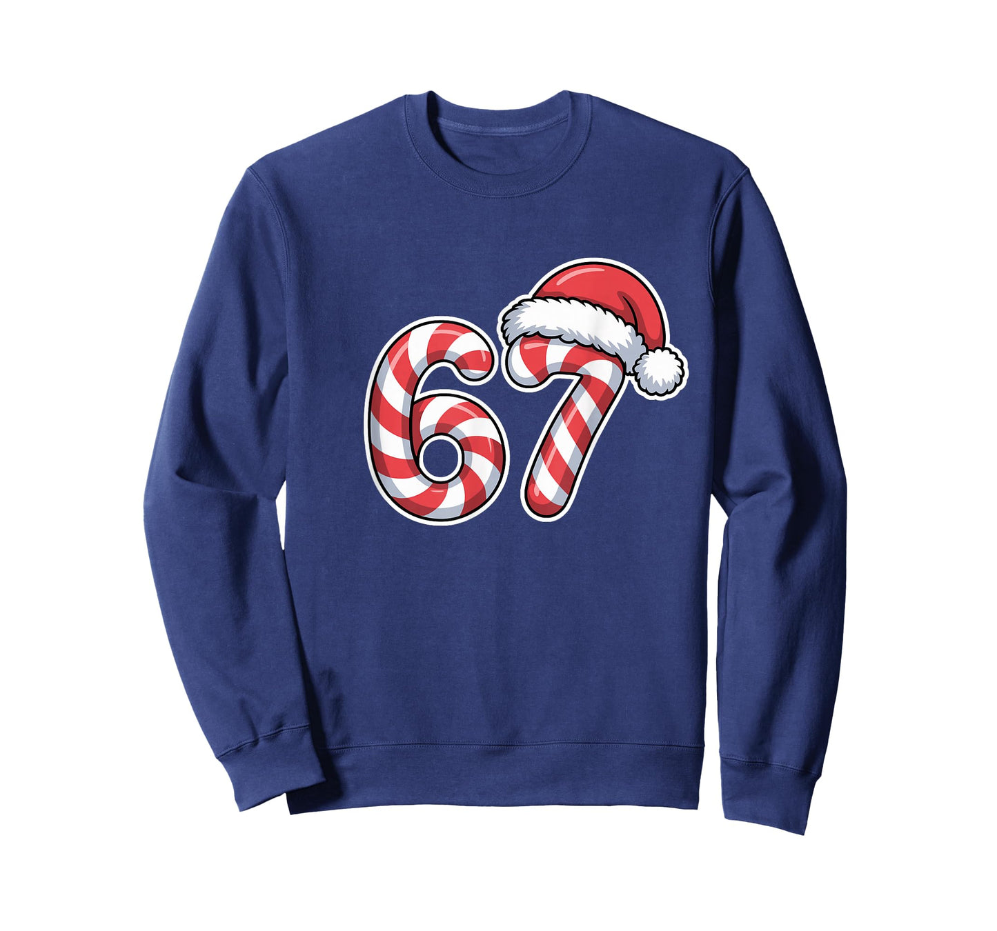 Melting Candy Cane 6 7 Ice Drip Meme 6 7 Costume Couple T-Shirt