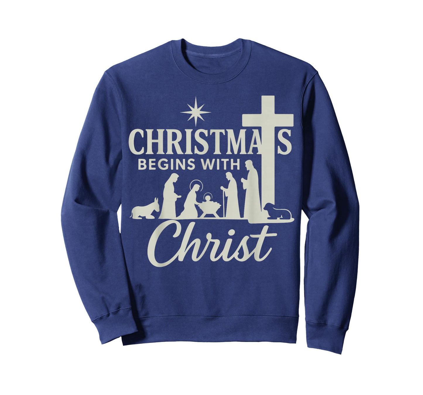 Jesus Christmas Begins with Christ Pjs Pajamas Toddler Boy T-Shirt