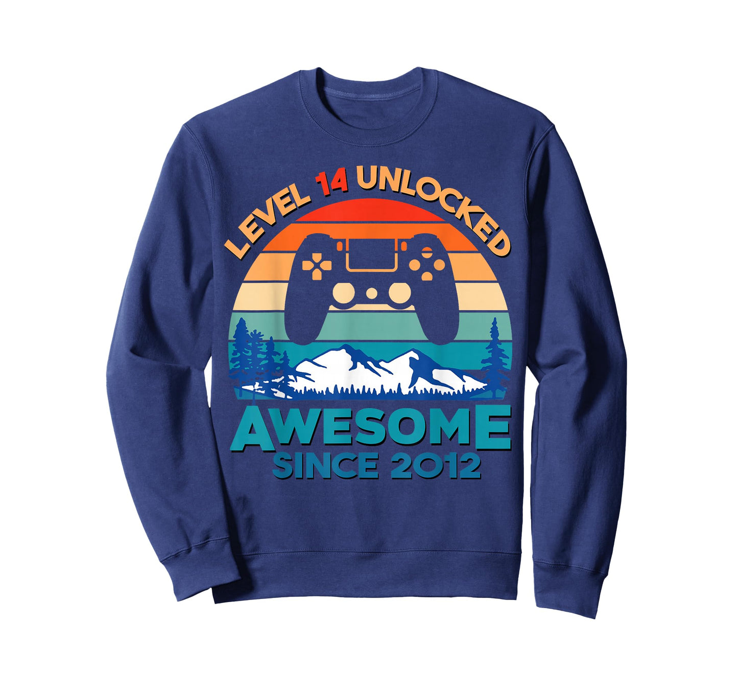 Level 14 Unlocked 14th Birthday Boy Game Turning 14 Year Old T-Shirt