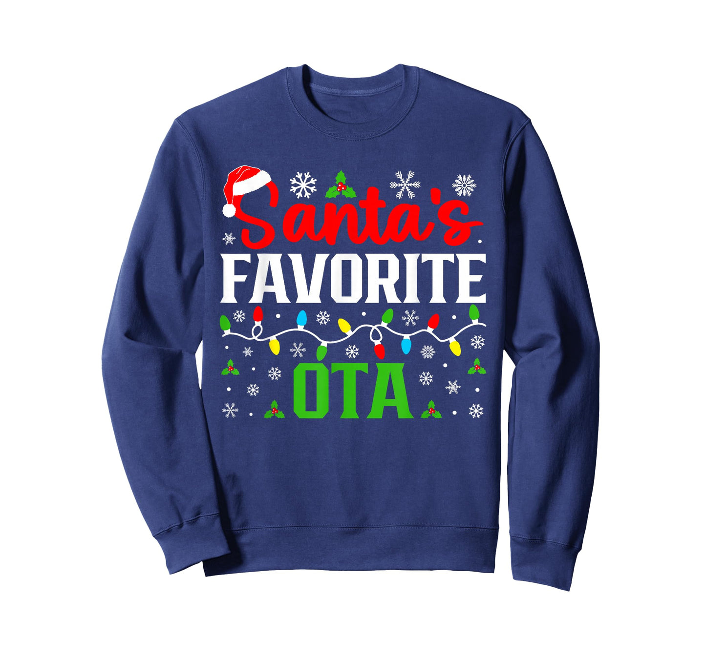 Santas Favorite OTA Christmas Occupational Therapy Assistant T-Shirt