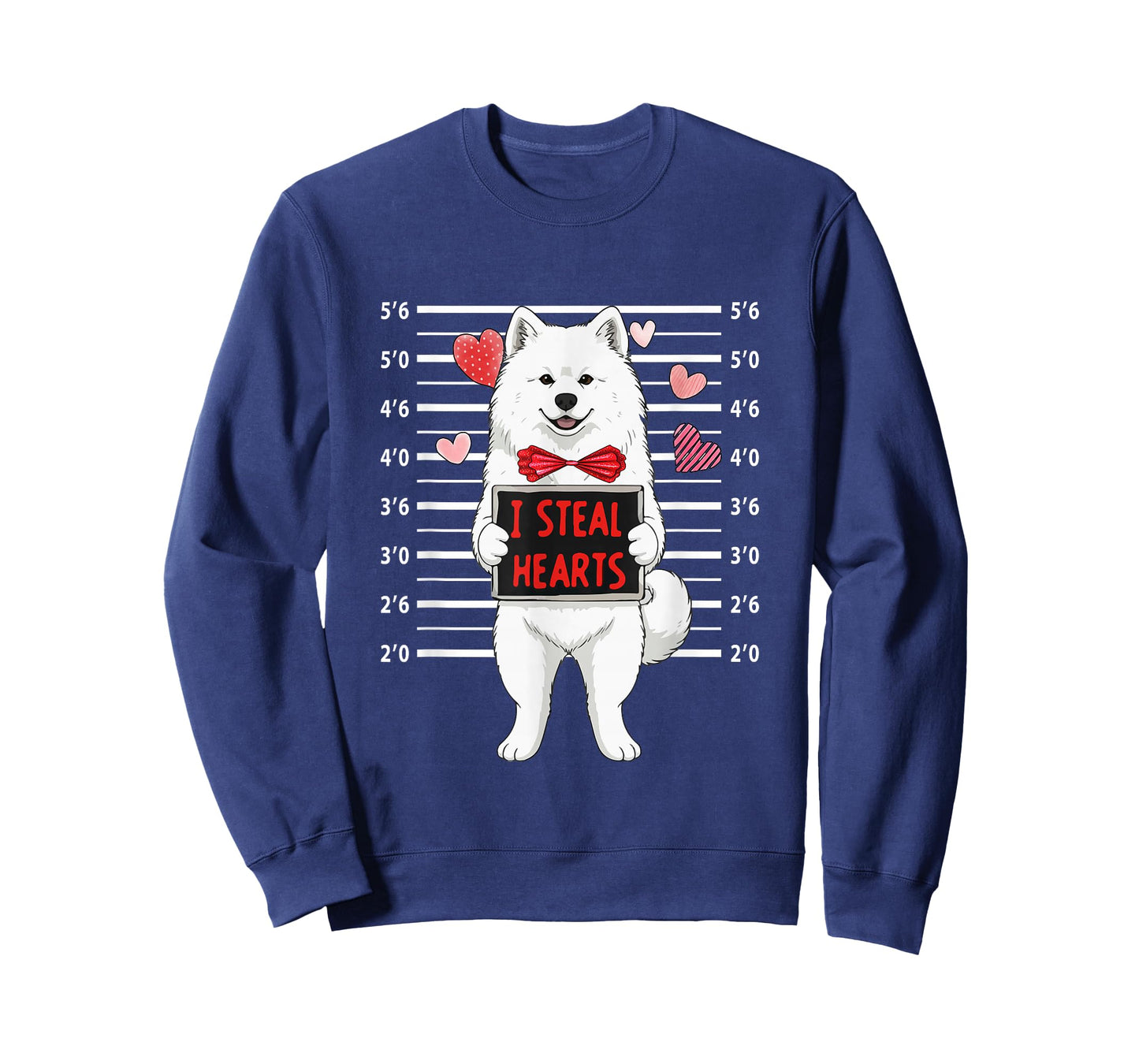 I Steal Cute Hearts Valentine's Day Samoyed Lover Owner T-Shirt