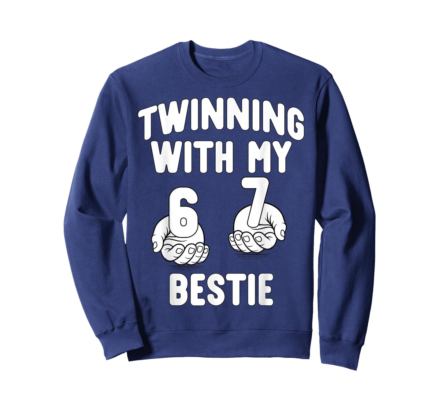 67 Twin Day Funny 6 7 Twinning with My Bestie Spirit Week T-Shirt