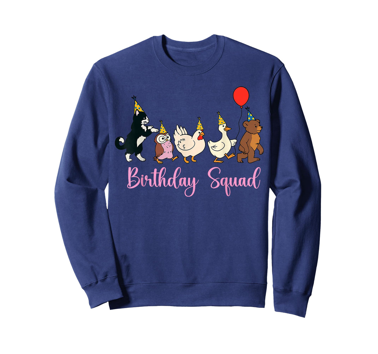 Funny Birthday Squad Animals Party Design for Child T-Shirt