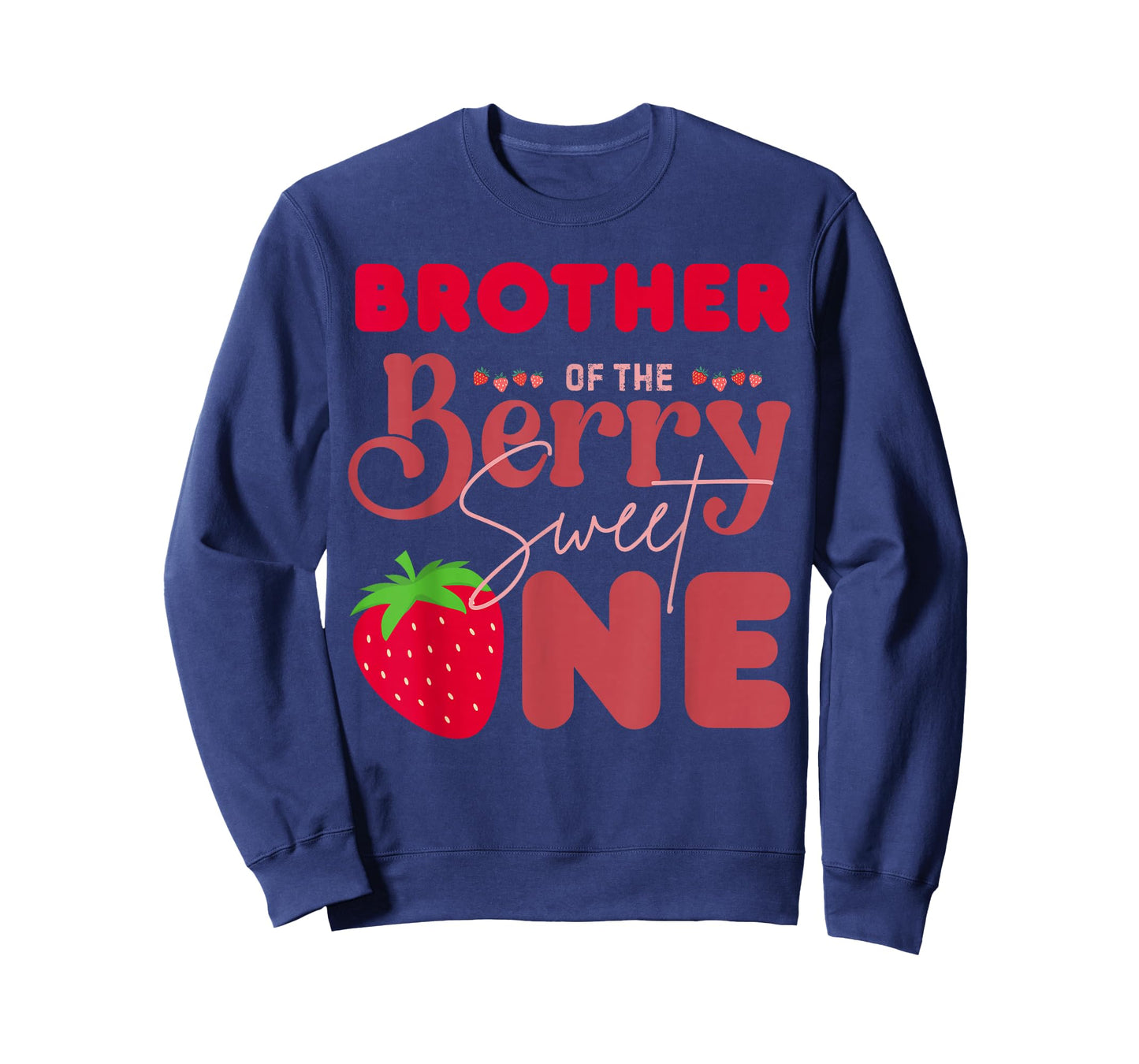 Brother of The Berry Sweet One 1st Birthday Strawberry T-Shirt