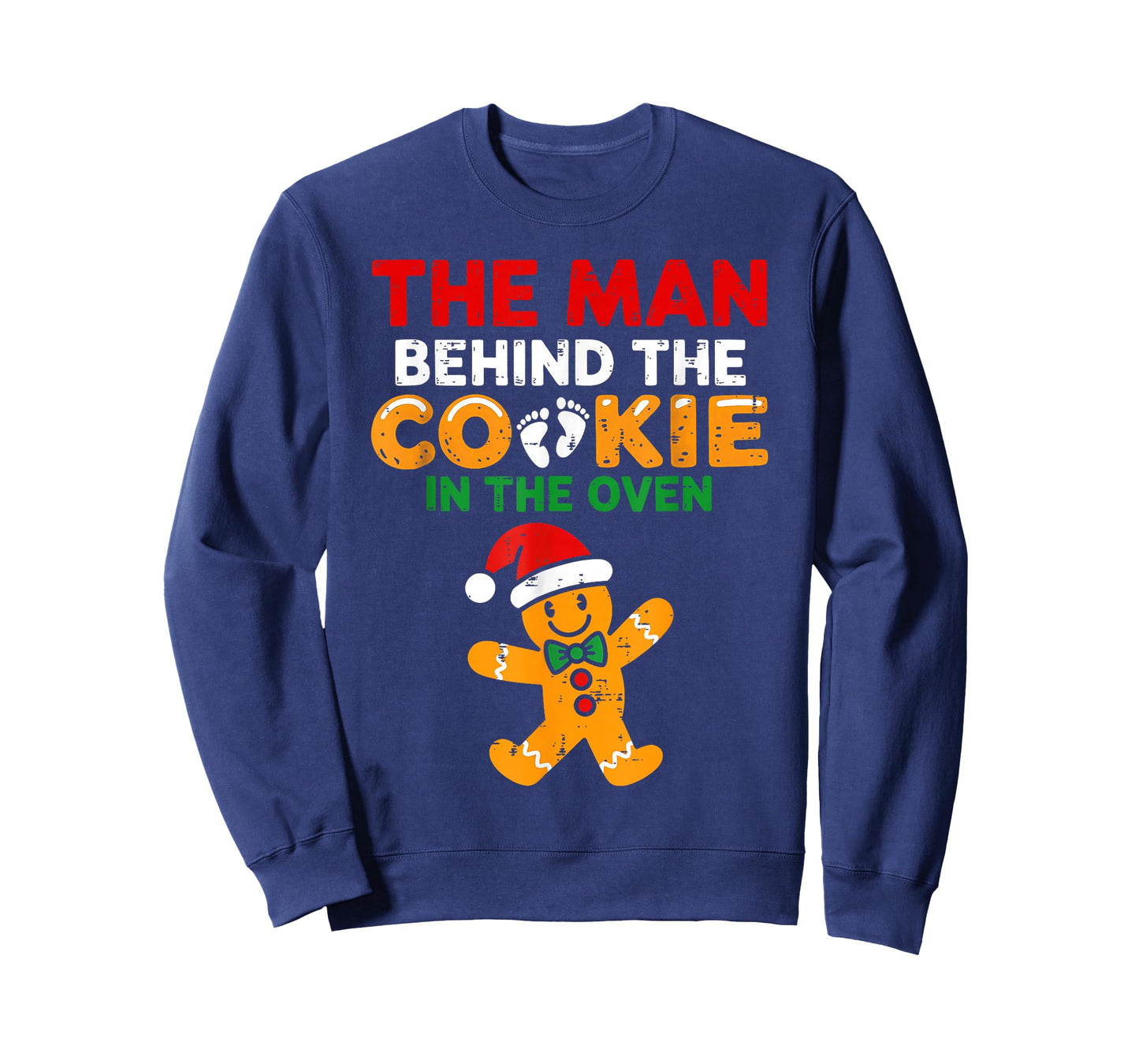 Christmas Pregnancy The Man Behind The Cookie in The Oven T-Shirt