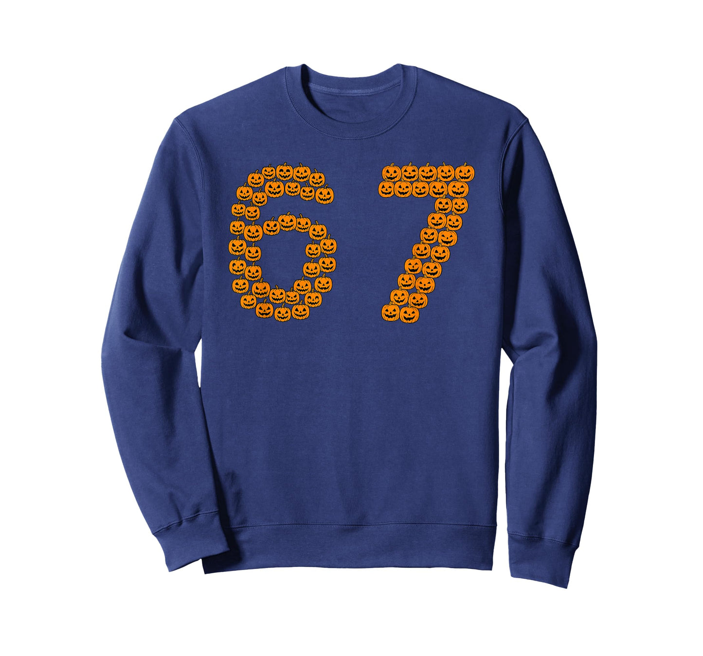 67 Sixty Seven Halloween Costume Pumpkins Funny 6 7 Meme T-Shirt
