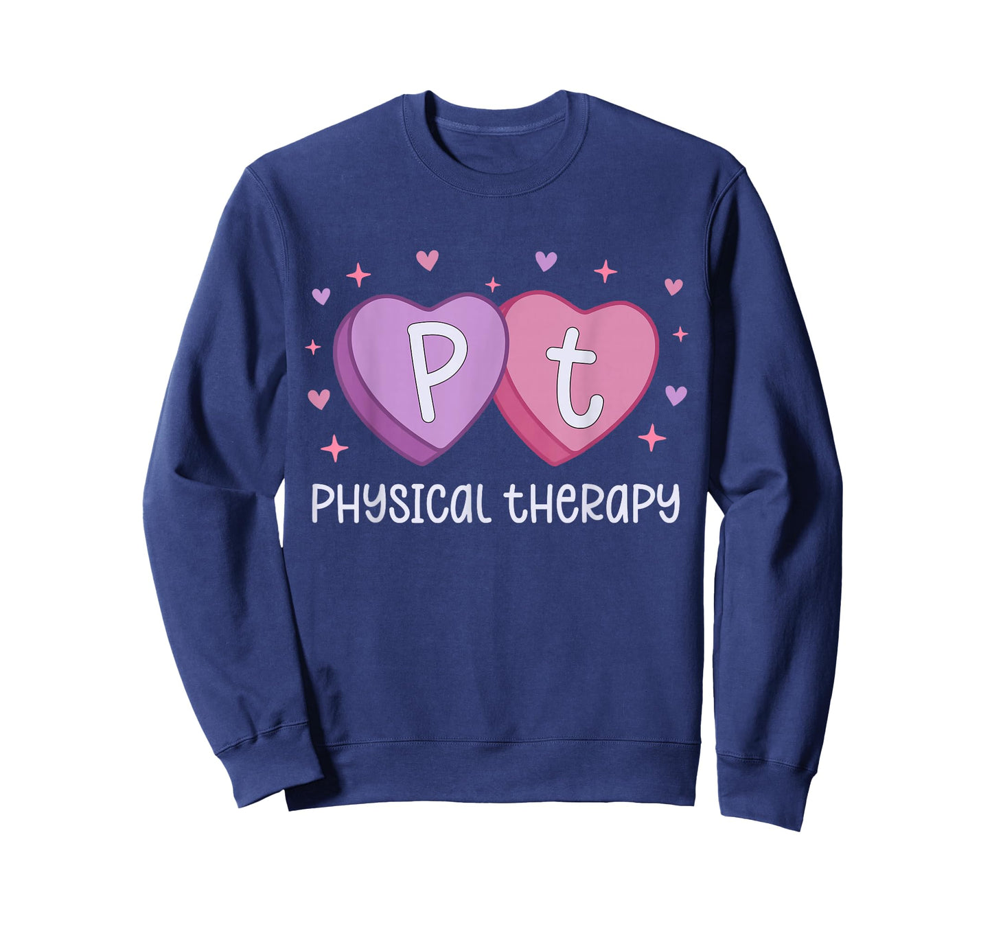 Physical Therapy Nurse Valentine's Candy Nursing Stethoscope T-Shirt
