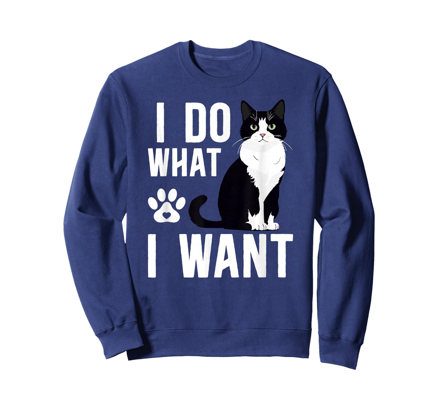 I Do What I Want Tuxedo Cat Owner Tuxedo Cat Lover T-Shirt
