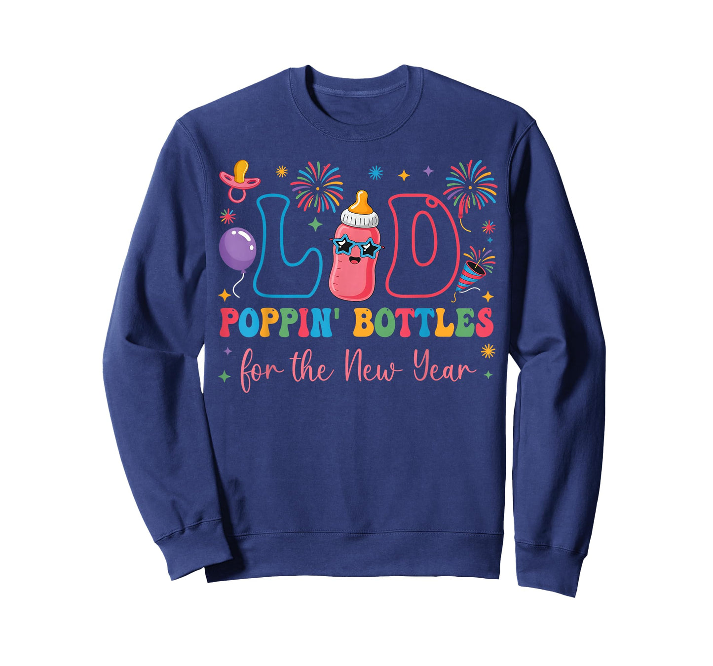 L&D Poppin' Bottles for The New Year Holiday Labor Delivery T-Shirt