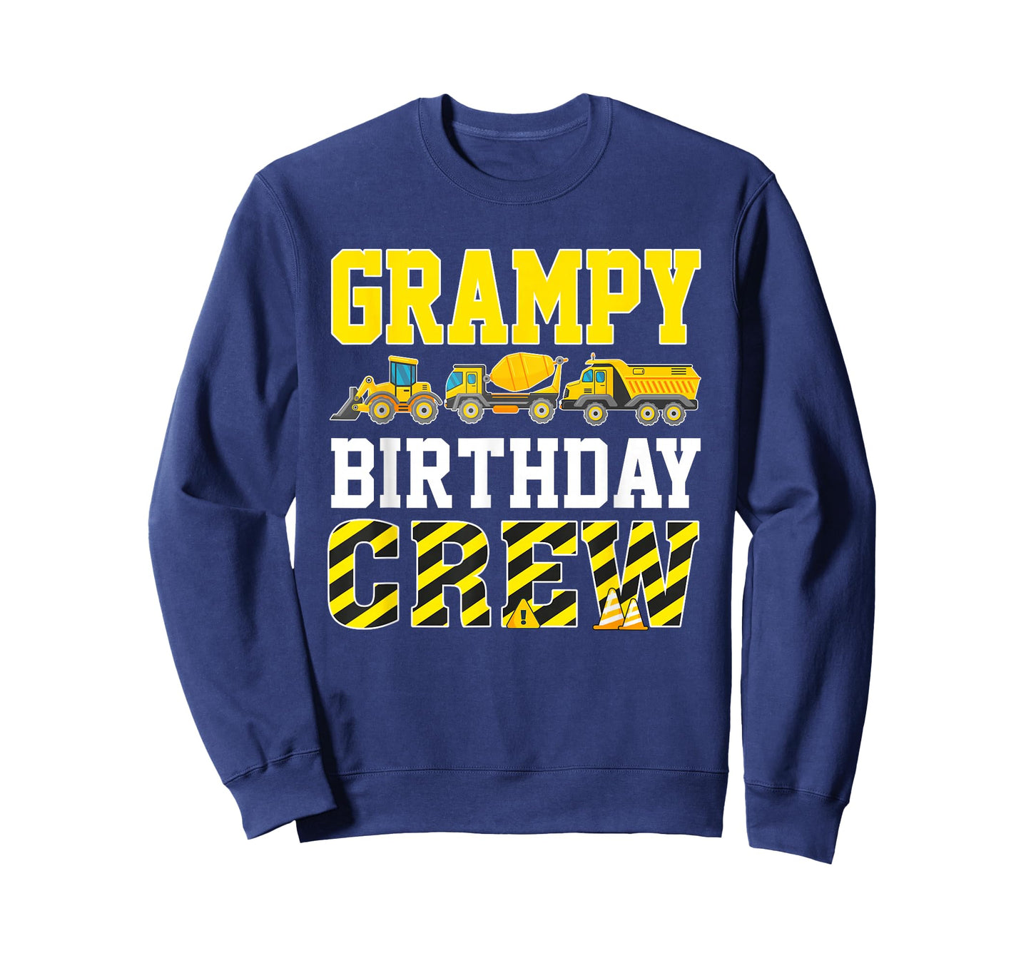 Grampy Birthday Crew Construction Truck T-Shirt