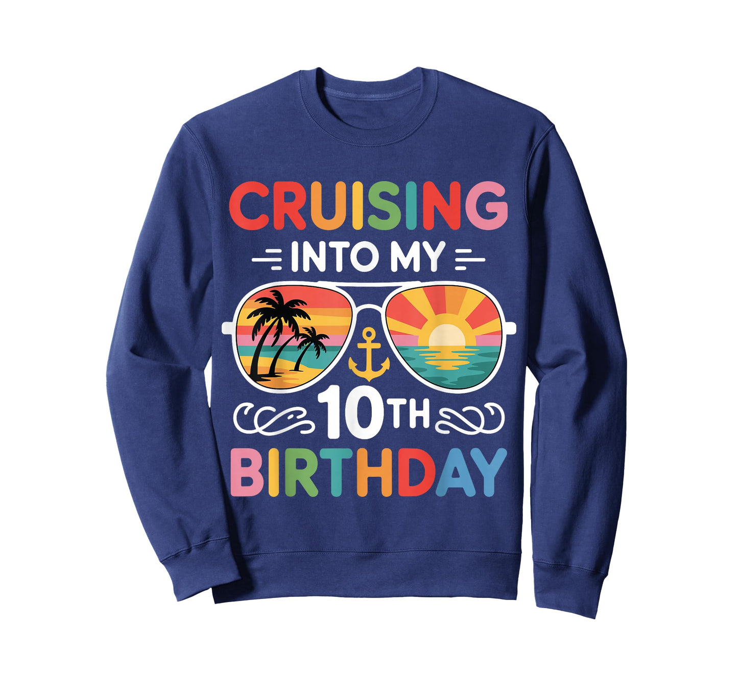 Cruise Vacation Trip Cruising Into My 10th Birthday Summer T-Shirt