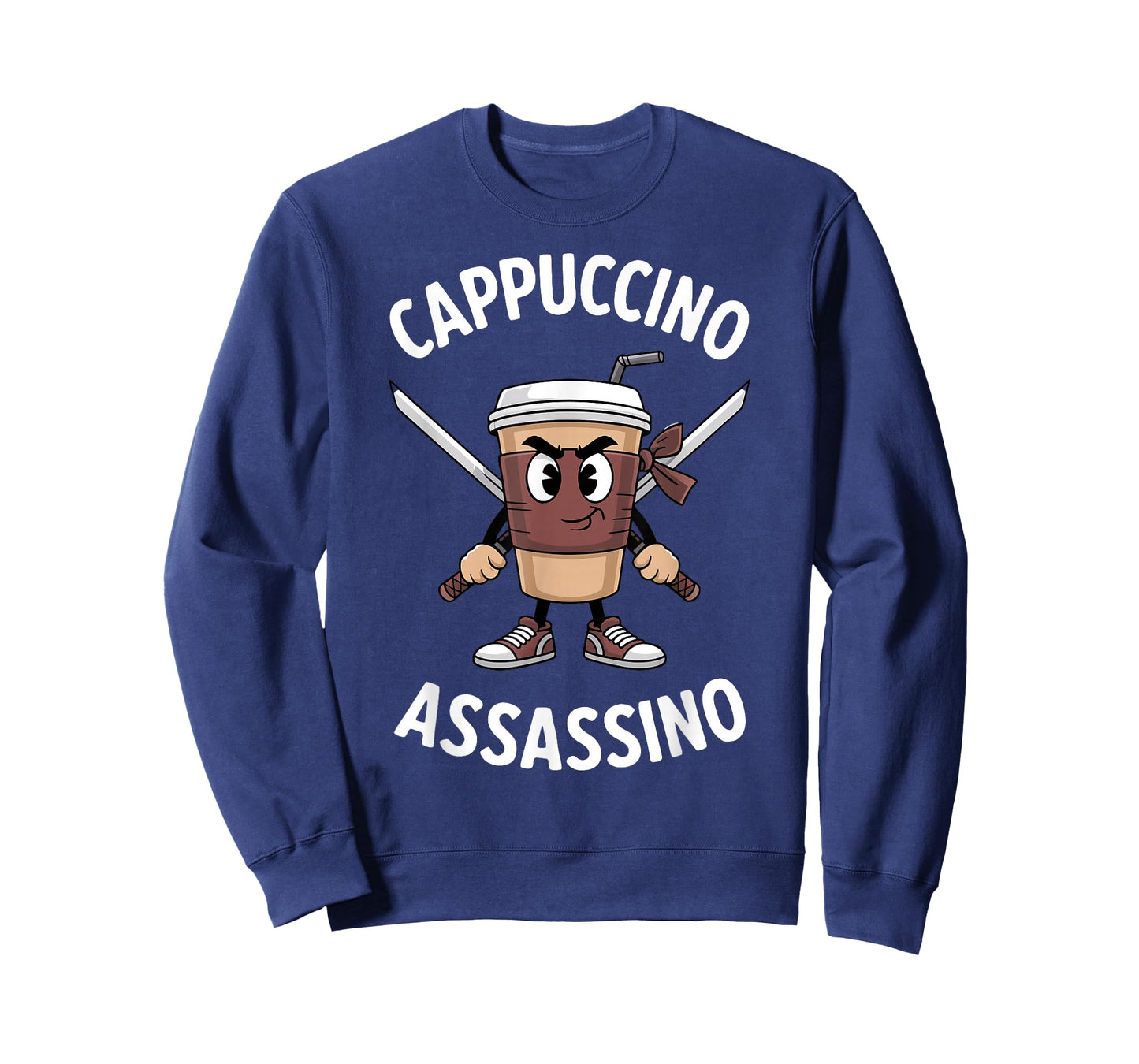 Kids Meme Italian Brainrot Cappuccino Assassino Funny Coffee T-Shirt
