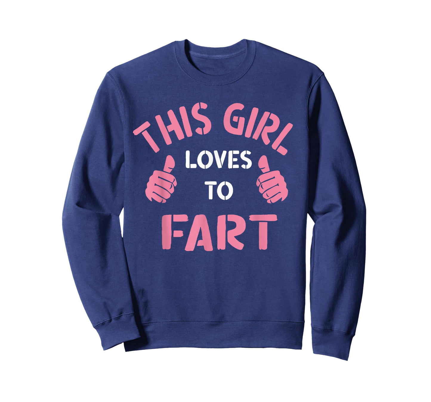 Vintage Funny Sarcastic Saying This Girl Loves to Fart T-Shirt