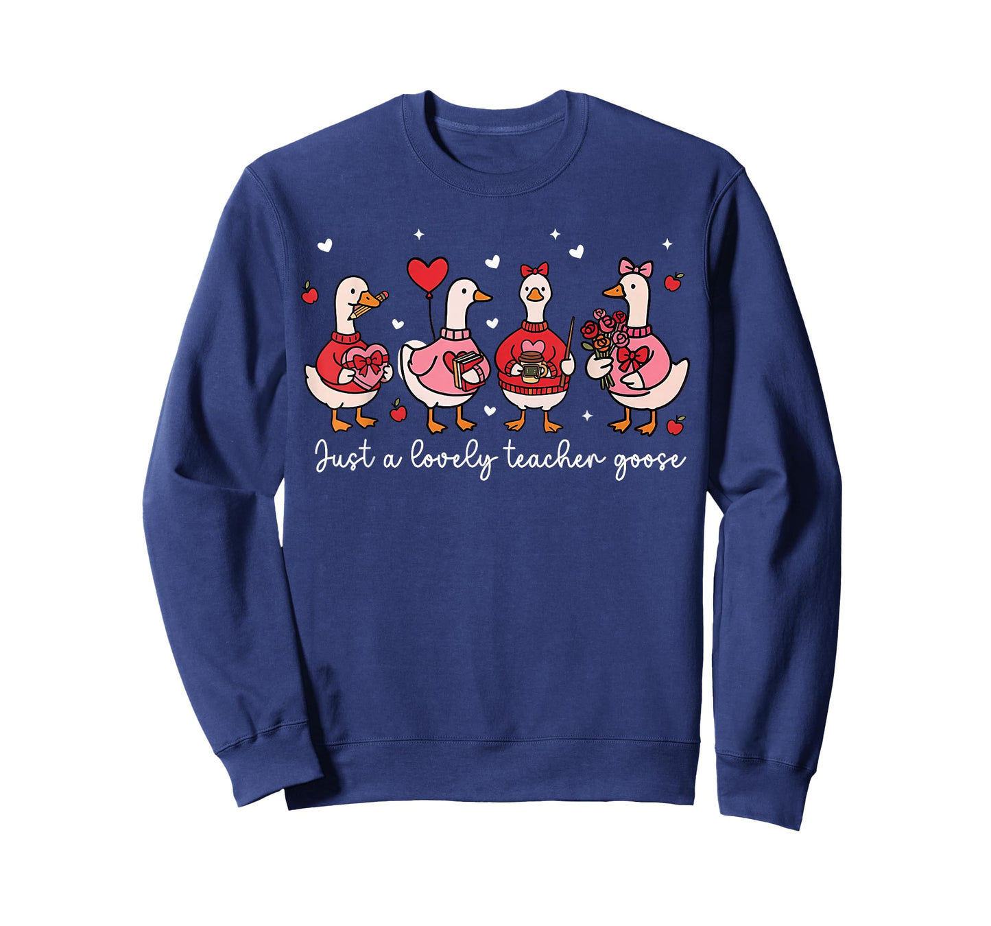 Just A Lovely Goose Cute Silly Goose Valentine's Day T-Shirt