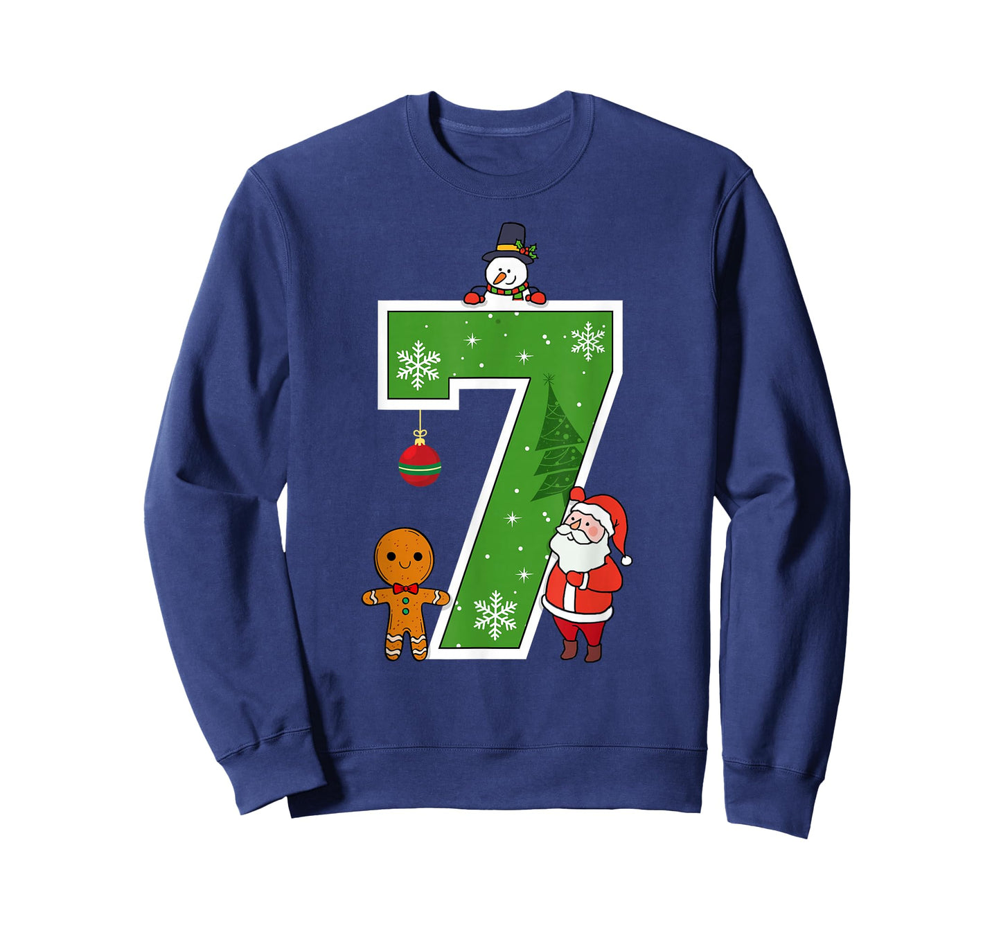 Number 7 67 Meme Couple Pajamas Christmas Matching T-Shirt